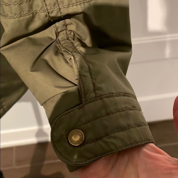 H&M Green Utility Jacket with Fleece Collar - Picture 8 of 9